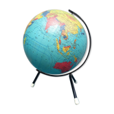 Mappemonde globe terrestre cartes Taride 1969