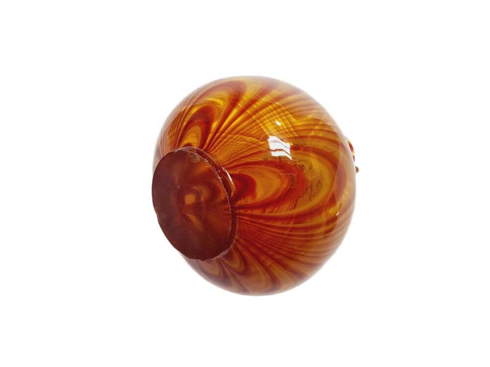 Vintage glass vase from HSG Laura, Poland, 1970s