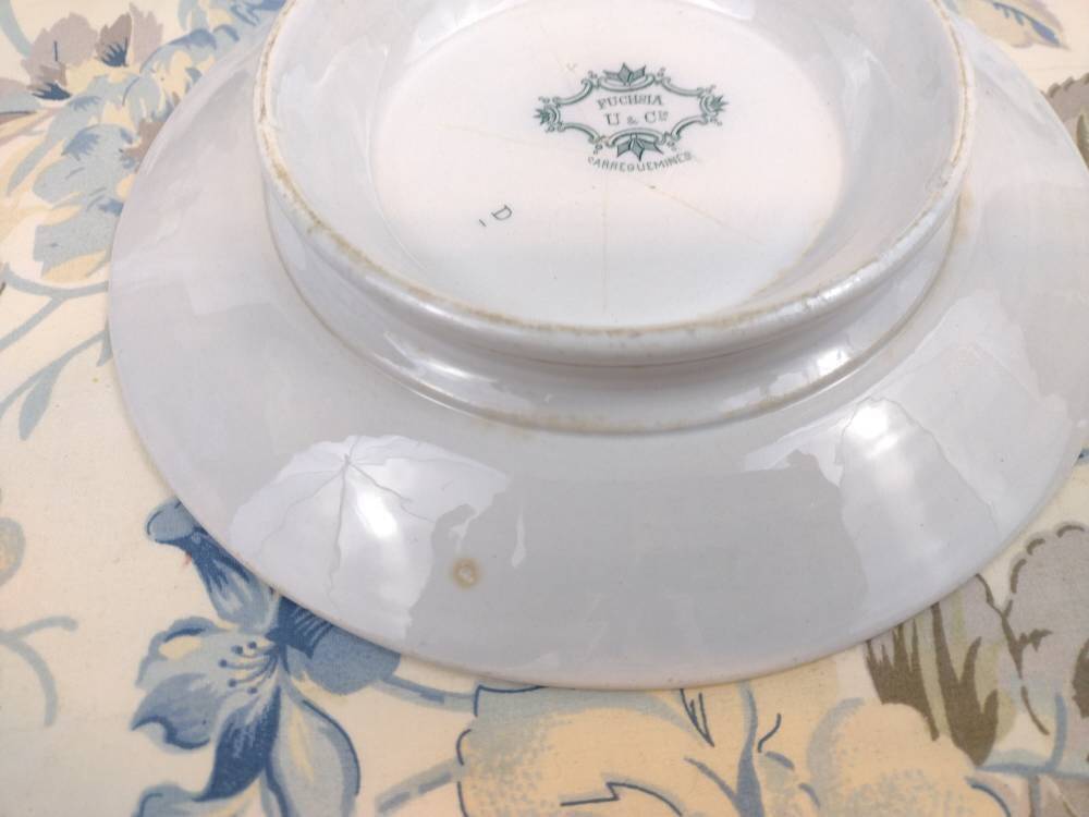 Sarreguemines “Fushia” Foot Shower Plate