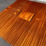 Scandinavian solid wood and rosewood dining table 1960