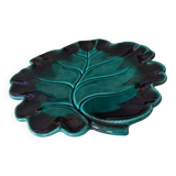 Green leaf slip enameled cup