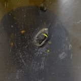 Blown glass bottle 19th limonade gazeuse g.coulloudon a gueret