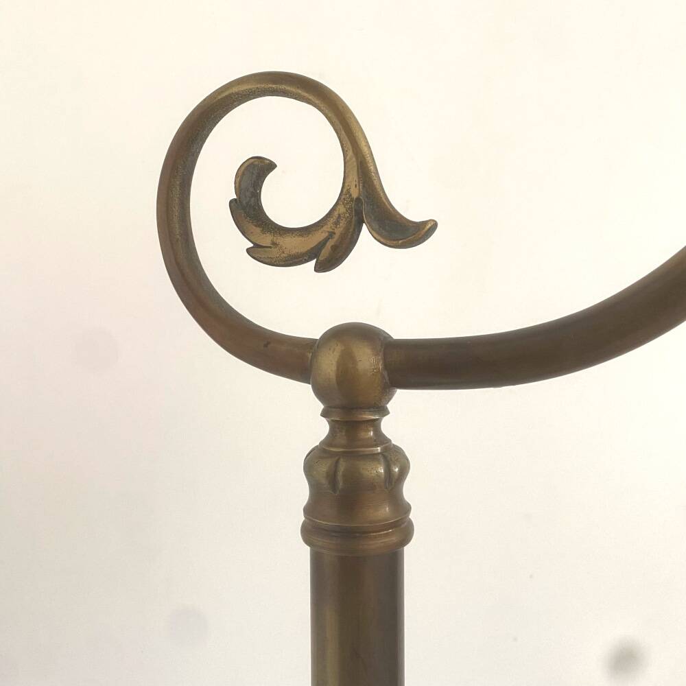 Brass floor lamp