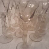 Set de 6 verres à liqueur pied femme nue
