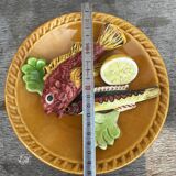 Palissy Vallauris Majolica Wall Plate circa 1950