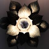 Leaf-shaped wall lamp, Italy 1970