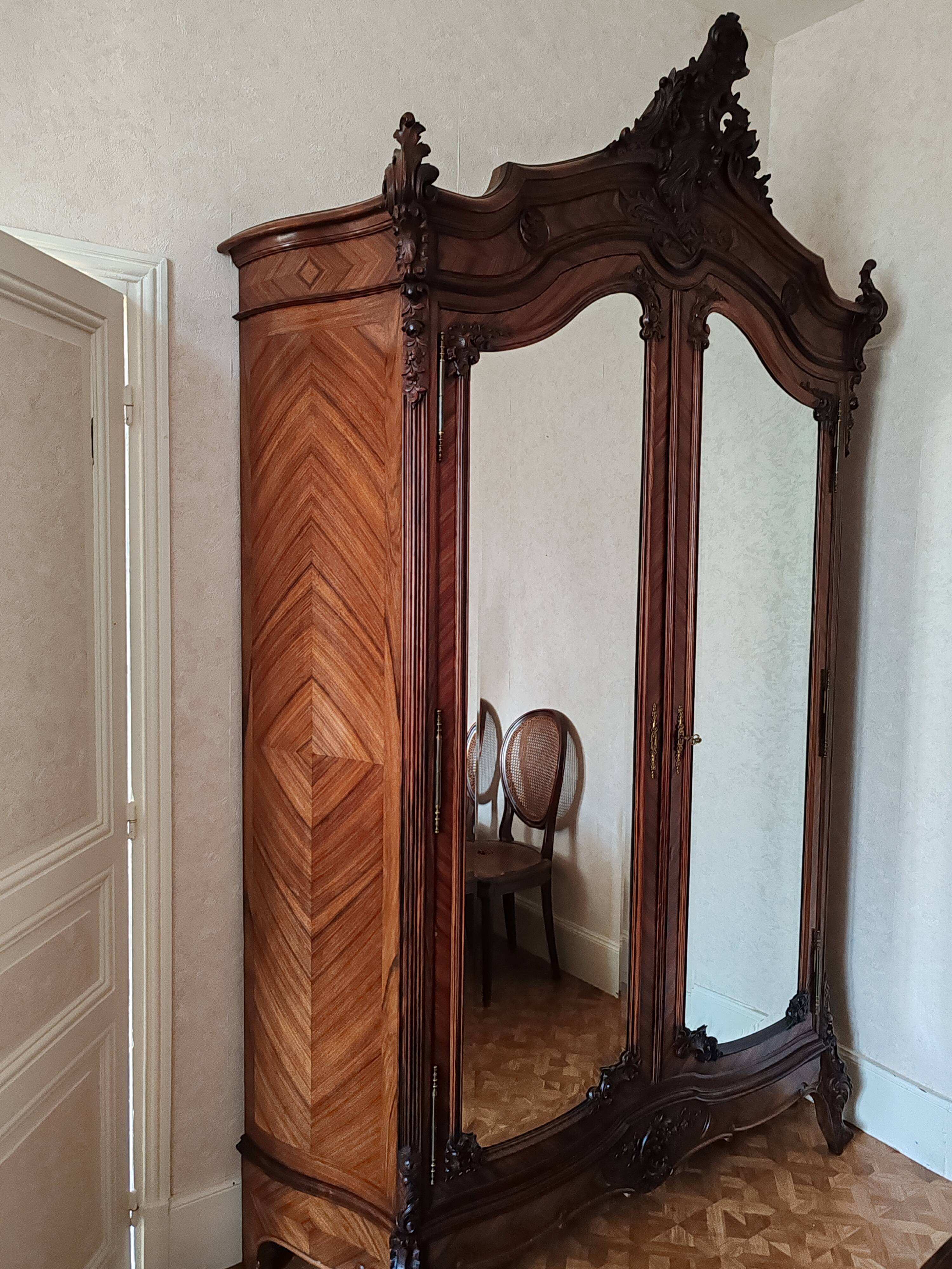 rococo style wardrobe