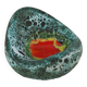 Lava and cyan foam enamel ashtray - Fat lava ceramic - 60s - 70s