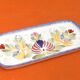 Butter tray earthenware hb henriot quimper france floral decoration