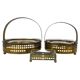 Paniers sécessionnistes en laiton et porte-cure-dents par Hans Ofner/Josef Hoffmann