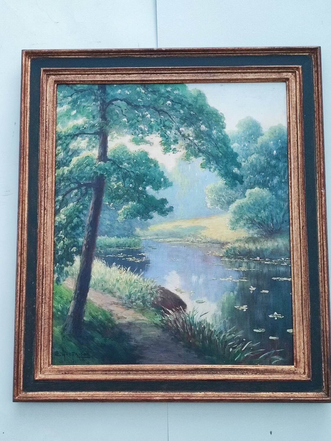 Peinture à l'huile - paysage
