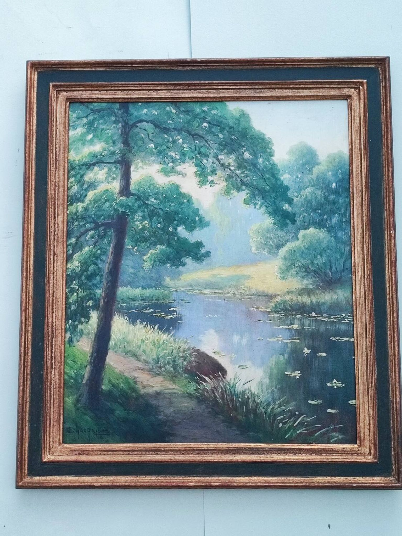 Peinture à l'huile - paysage