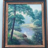 Peinture à l'huile - paysage