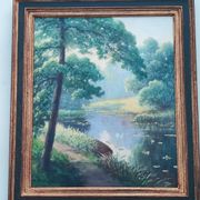 Peinture à l'huile - paysage
