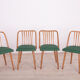 Green Dining Chairs by Antonín Šuman for Ton, 1960