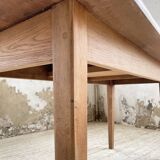 Solid oak farmhouse table 150 cm