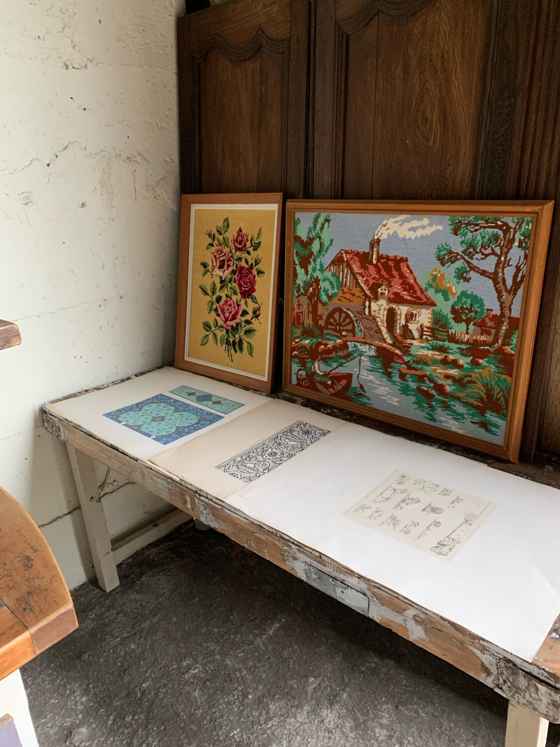 Lithographie ancienne orientale - Ornements de la Perse