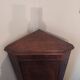 Walnut corner cabinet (notch)
