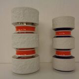 Space Age Op Art Vases from Royal KPM, 1960s, Set of 2