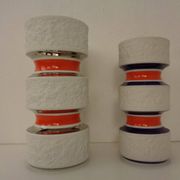 Space Age Op Art Vases from Royal KPM, 1960s, Set of 2