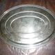 Silver metal oval top