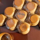Set of Vallauris snail dishes