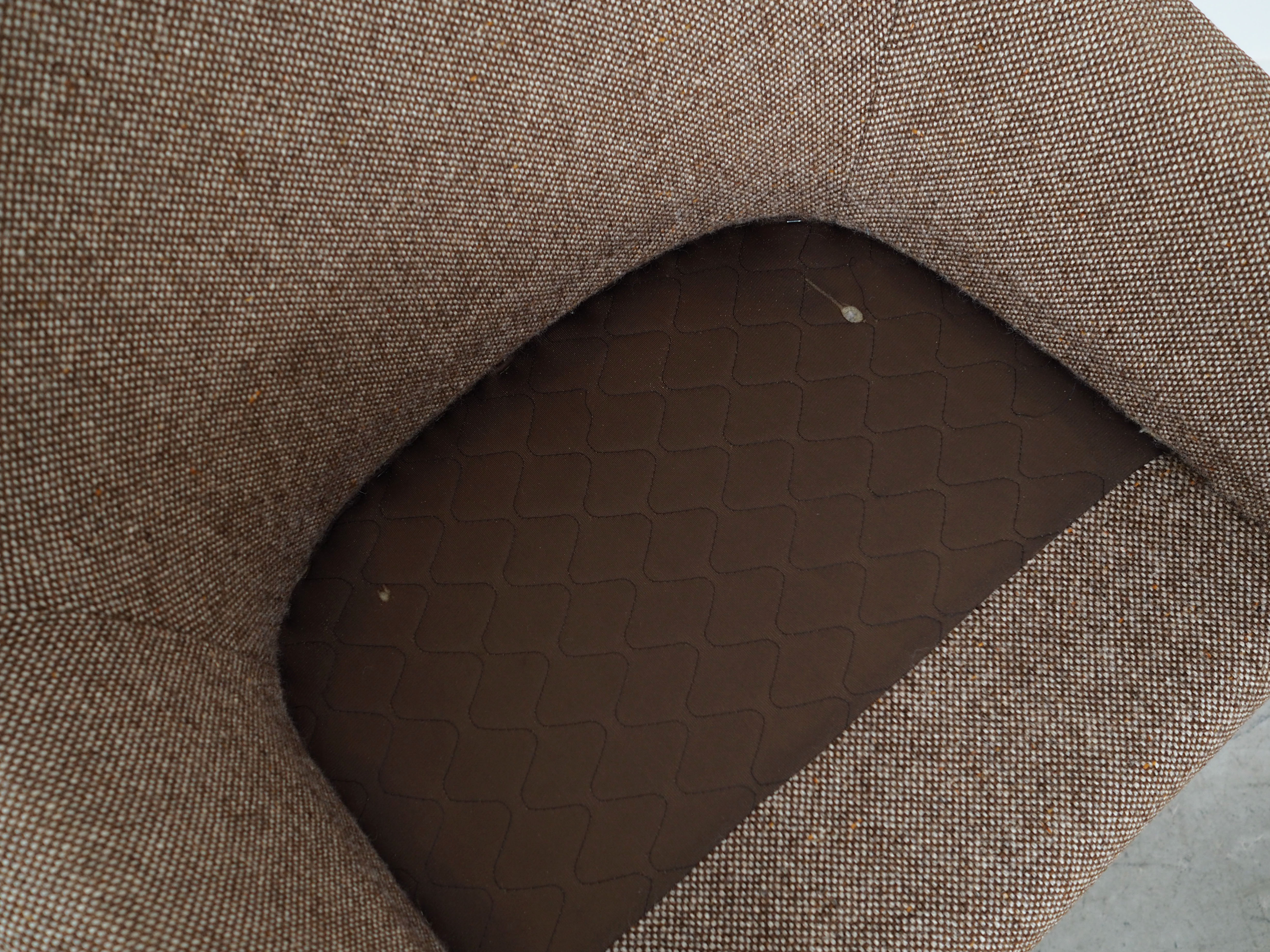 Fauteuil pivotant, design danois, années 1970, production: Danemark