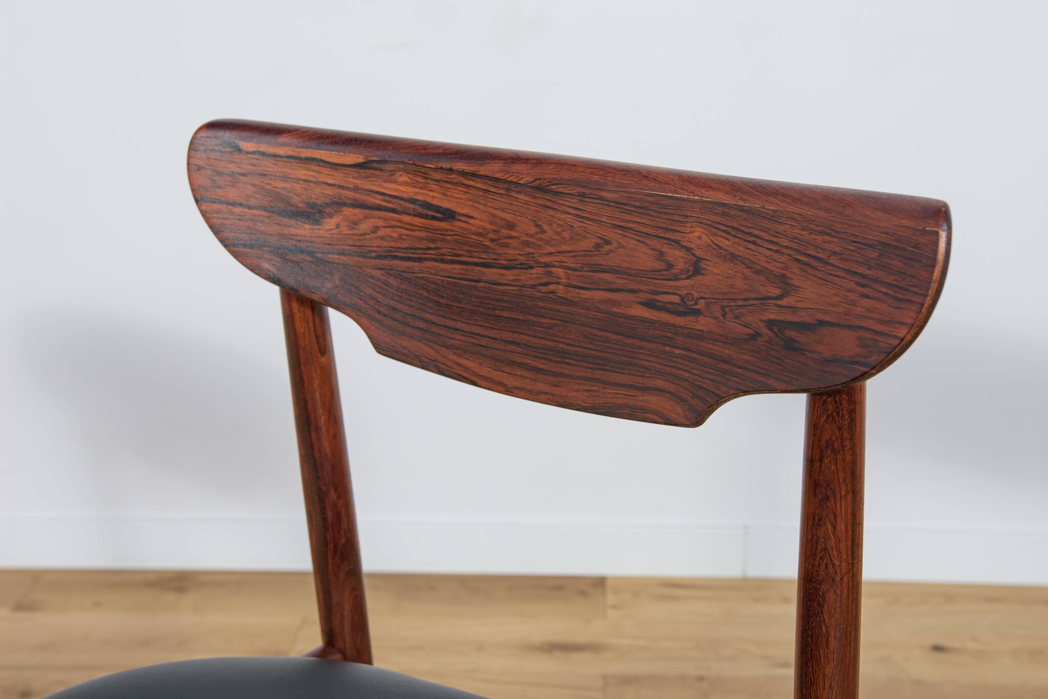 Chaises mid-century en palissandre, danemark, set de 4
