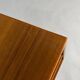 Danish teak shelf sideboard lowboard vinyl vintage mid-century