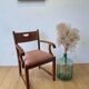 Chaise de bureau en chêne des années 1950.