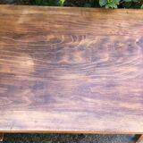 Vintage table from the Reconstruction period of Rene Gabriel in beech.