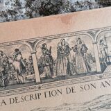 Old map of Paris by Melchior Tavernier