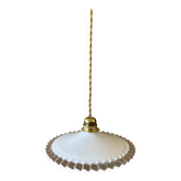 Suspension opaline ancienne