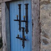 Forged Iron Castle Wall Lights: French Salvaged Sconces, Medieval Style