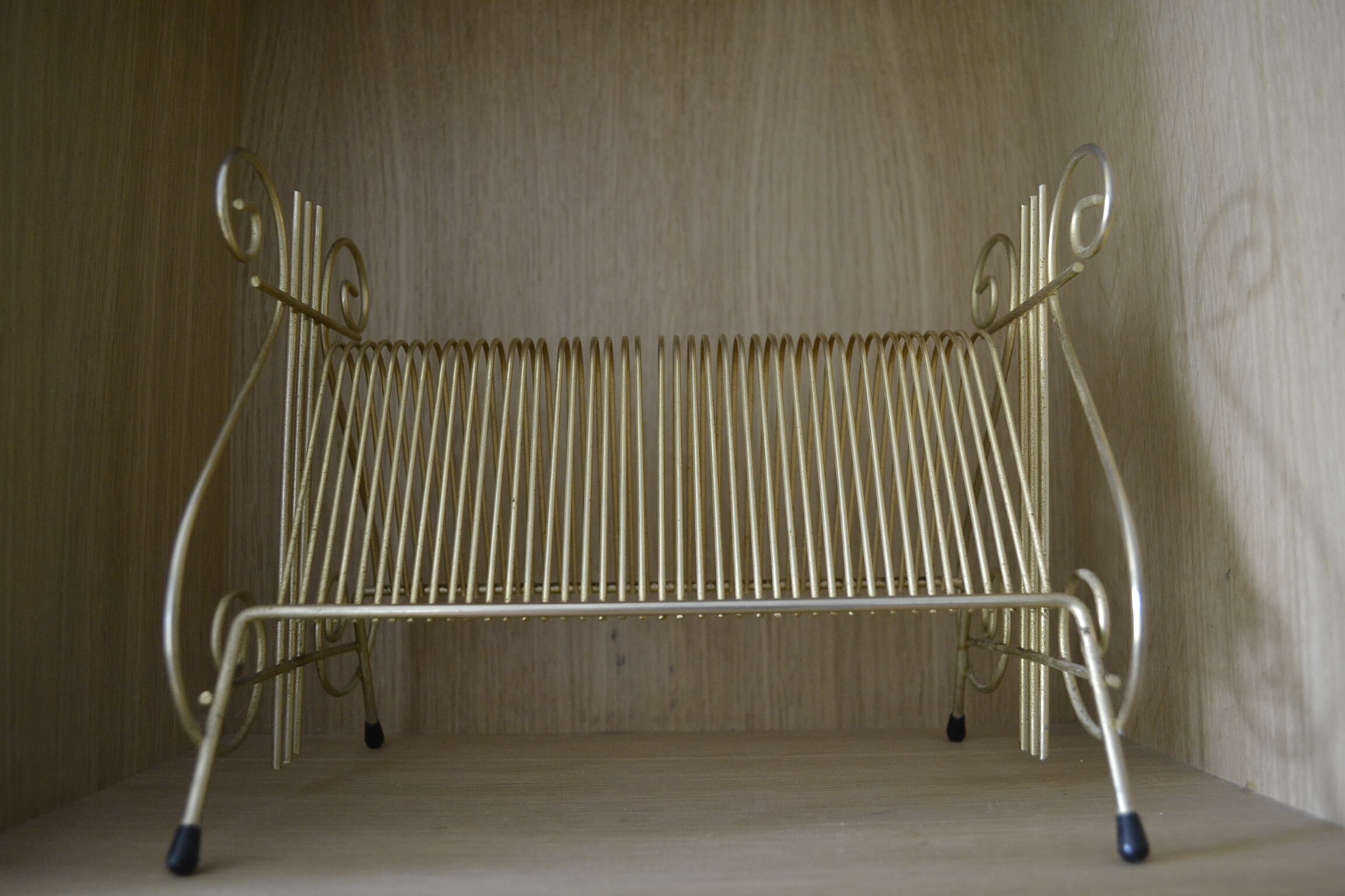 Brass vinyl door