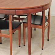 Table de repas et 4 chaises par Hans Olsen pour Frem Rojle  Danemark