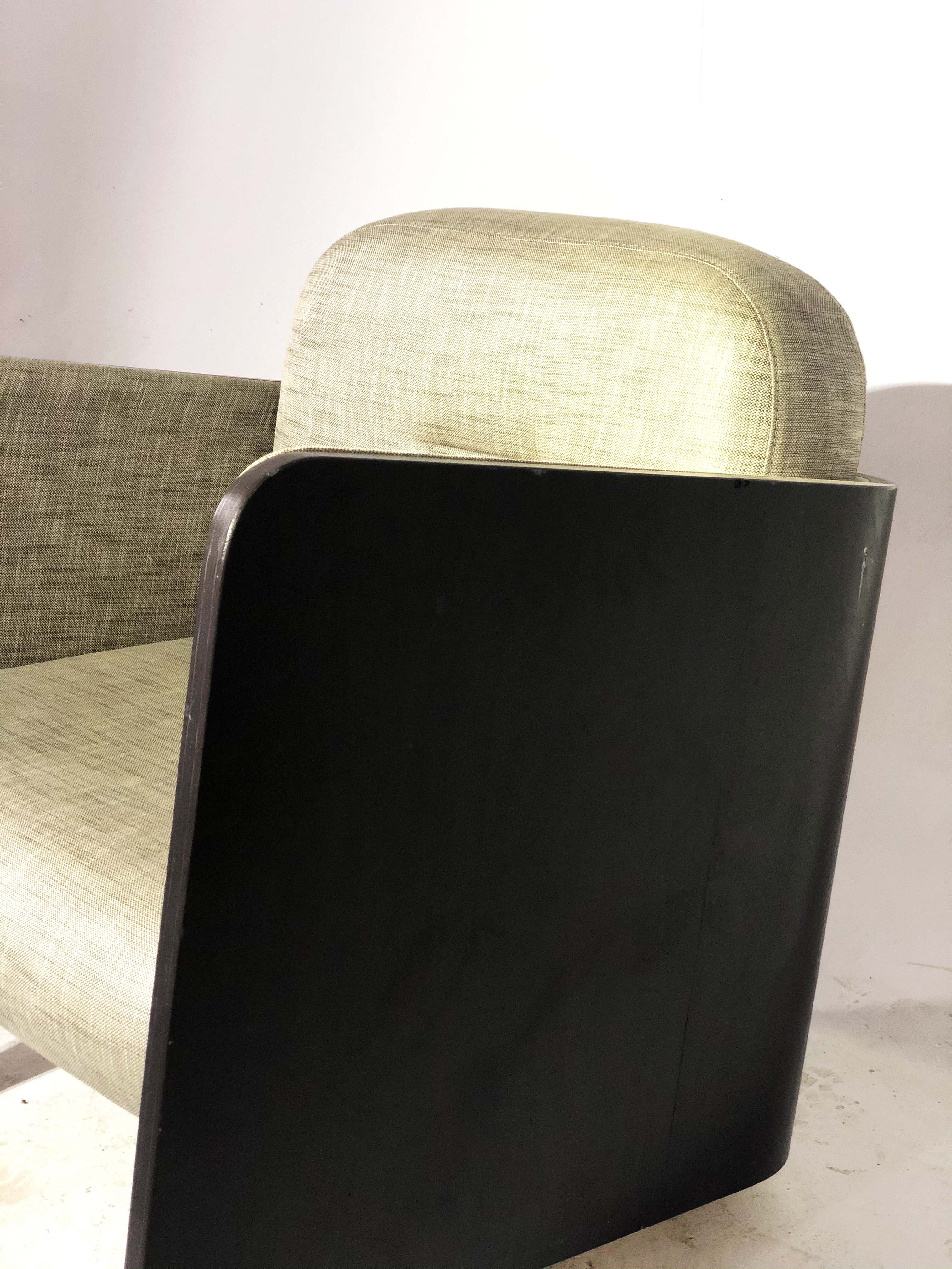 Post 2000 fabric armchair SOCCA edition