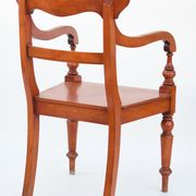 Series of 5 chairs and an English-style armchair