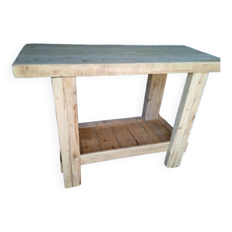 Workbench 120cm old solid wood