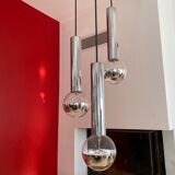 Suspension cascade 3 lights of Raak. Holland 1960