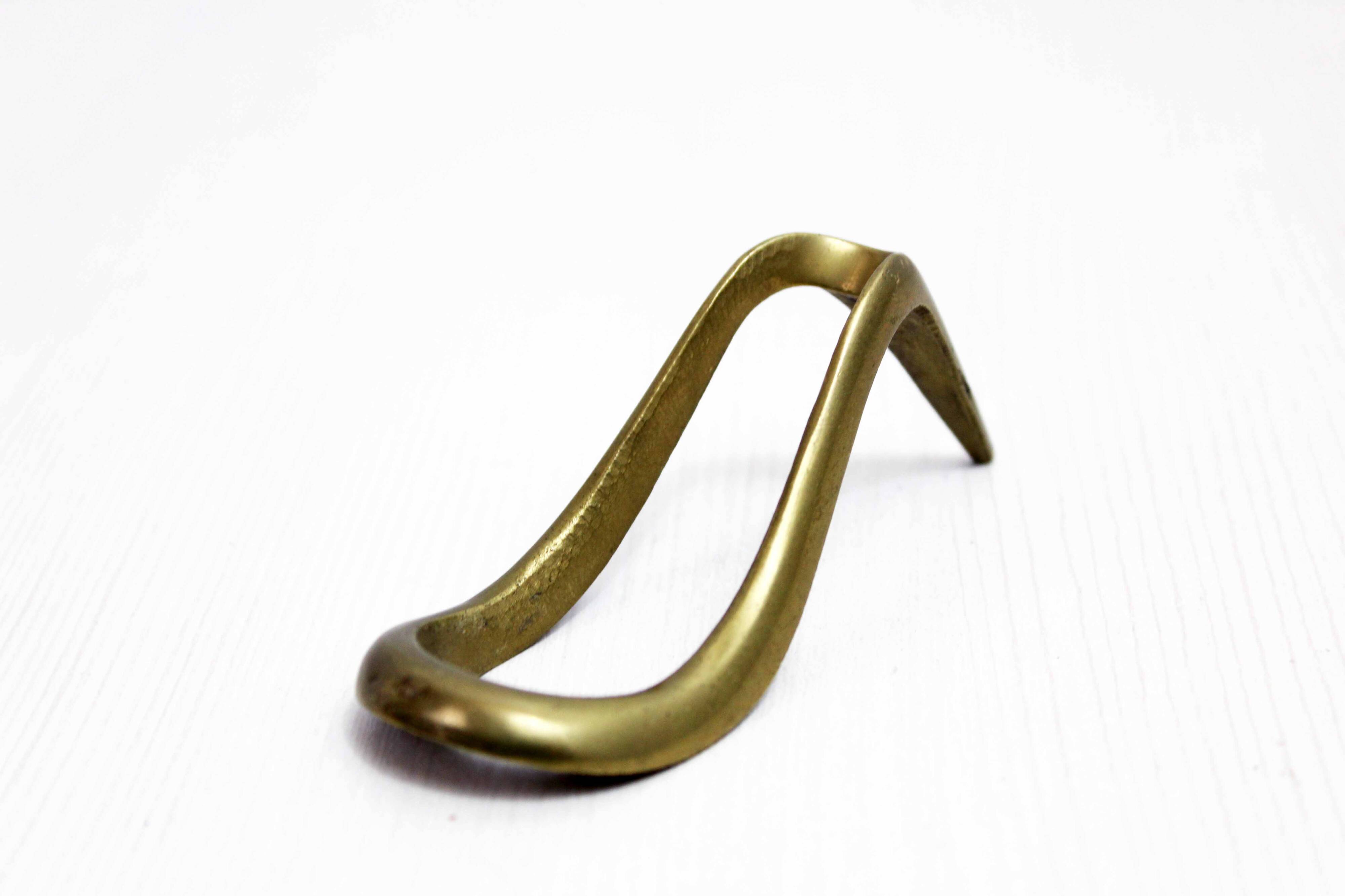 Vintage brass pipe holder