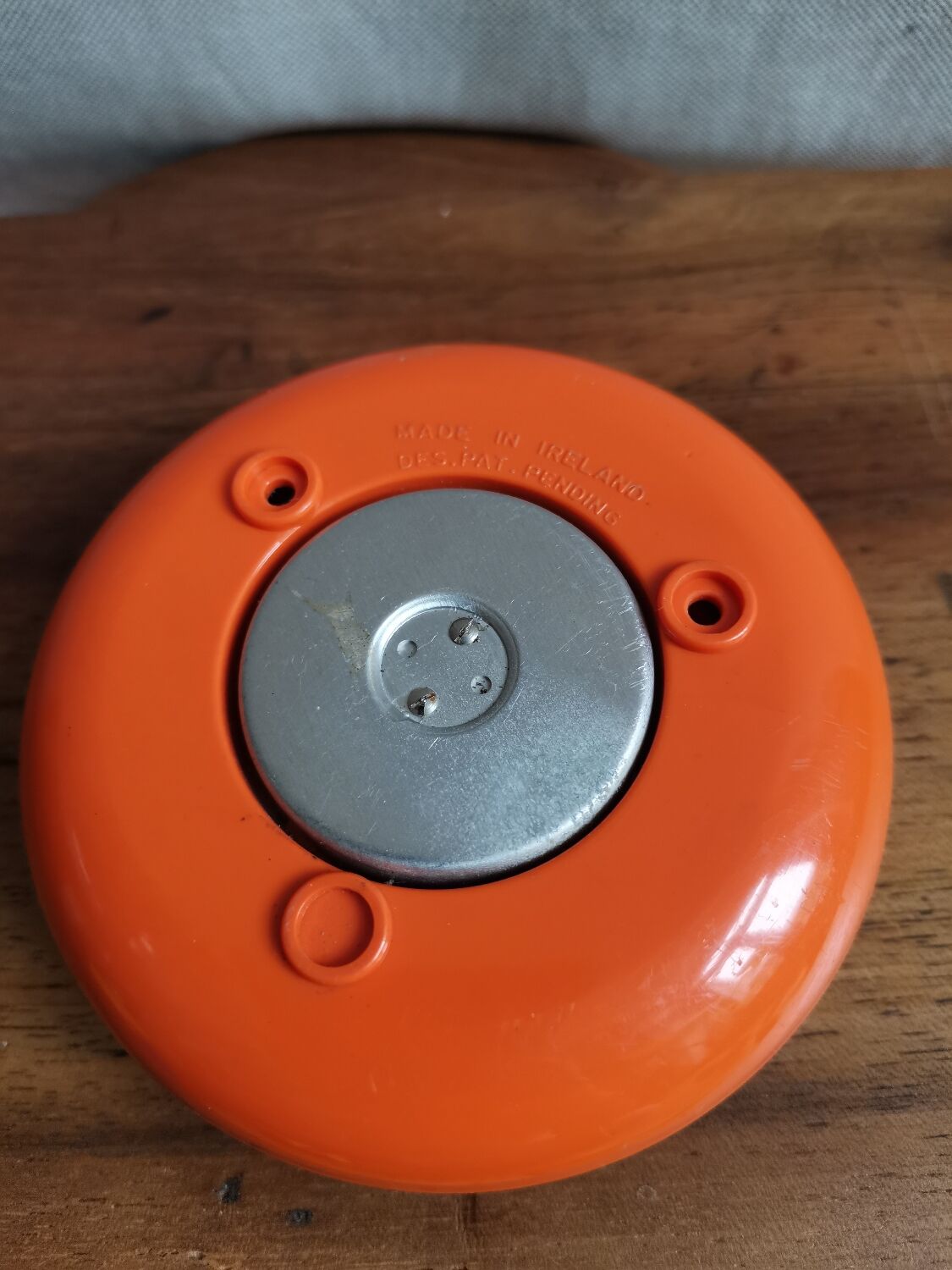 Vintage timer 70s orange Cadillac made in Ireland
