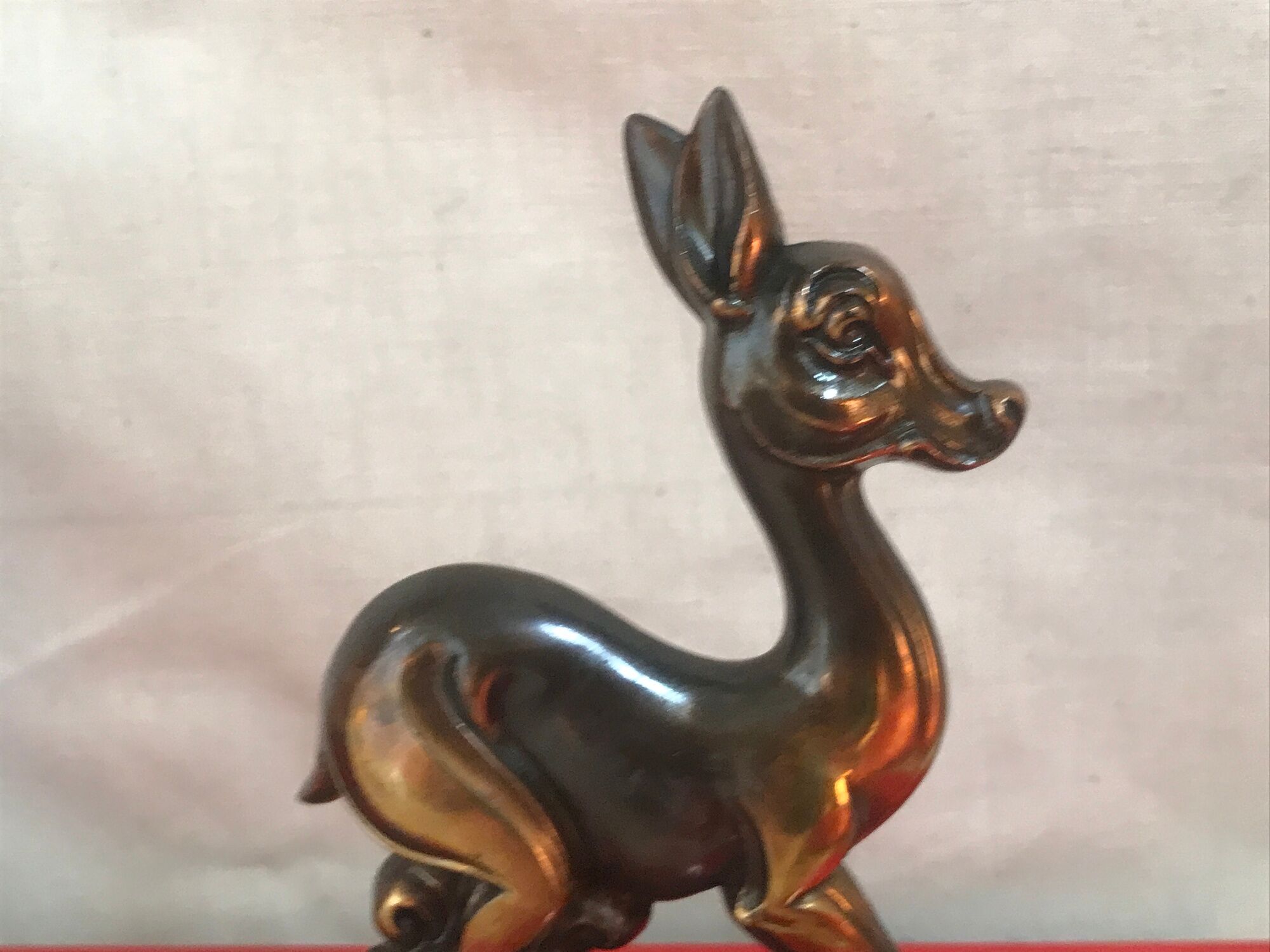 Greenhouse books Art Deco Doe marble regulated vintage bronze 1940