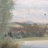 Tableau huile sur toile paysage
