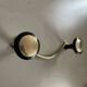Old double golden coat hook