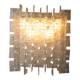Carlo Nason, sculptural lace glass wall lamp, 1970s
