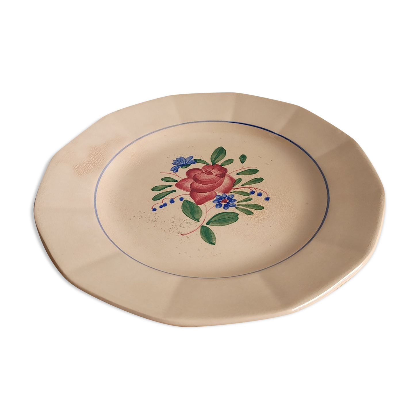 Dessert plate Digoin Sarreguemines