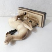 Charles Lemanceau Art Deco ceramic antelope