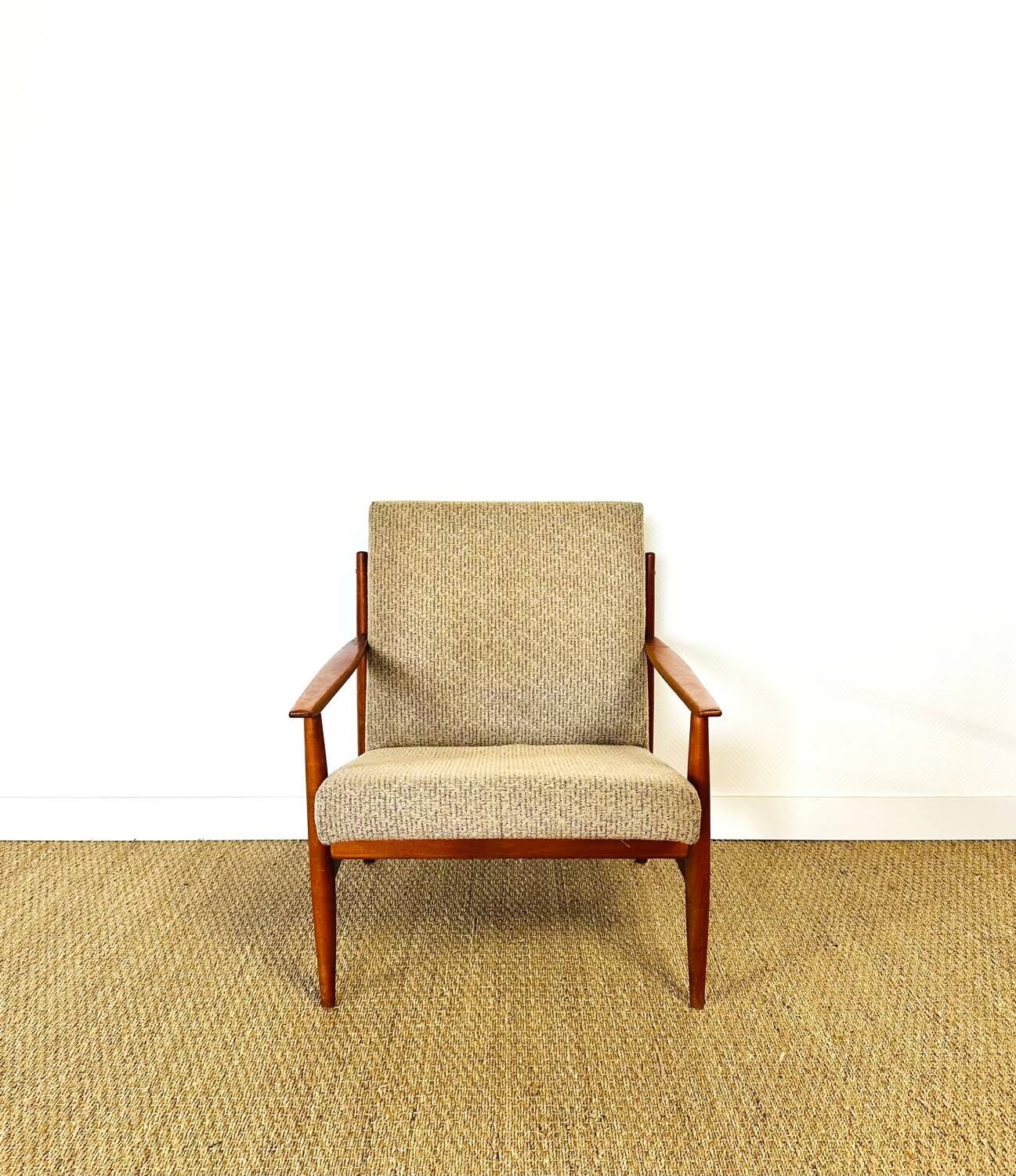 Scandinavian teak armchair 1960
