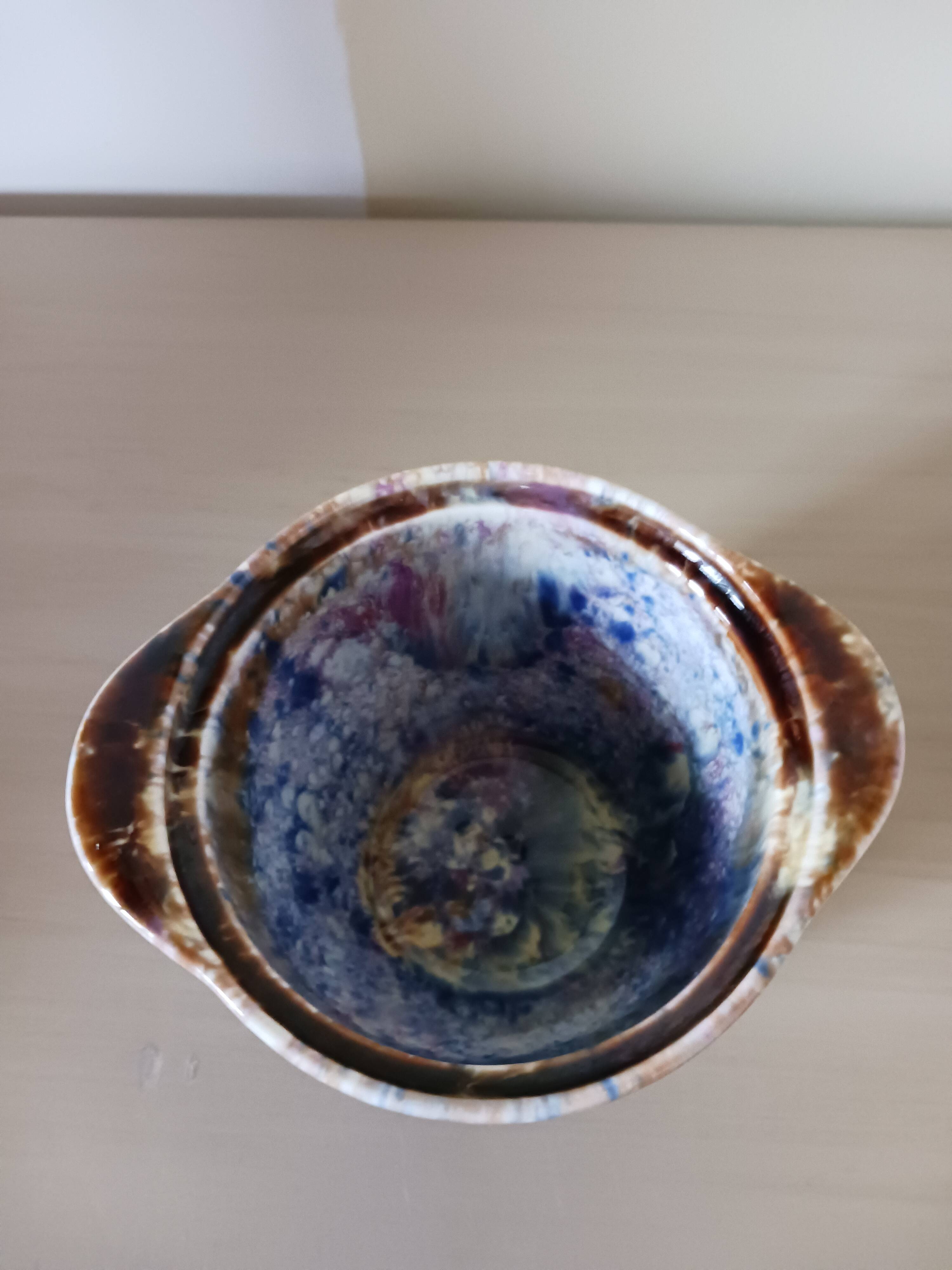 Stoneware vase, fired from Morvan